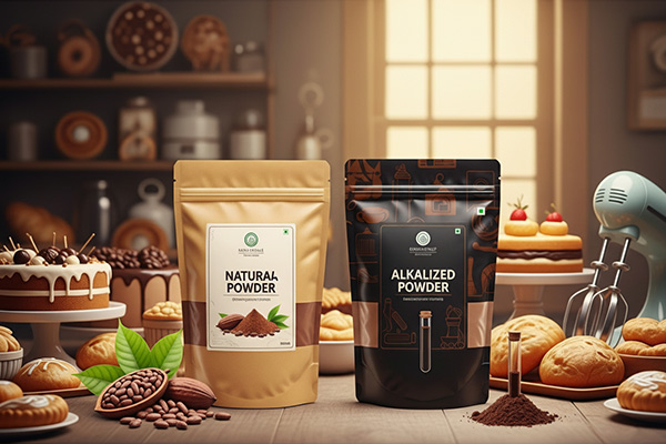 تفاوت پودر کاکائو طبیعی و آلکالایز