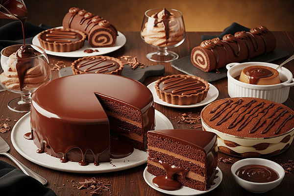 کاربرد شکلات مایع در دسرها
