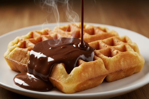 کرم کاکائو برای وافل و پنکیک